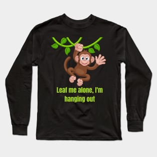 Funny Funky Monkey Long Sleeve T-Shirt